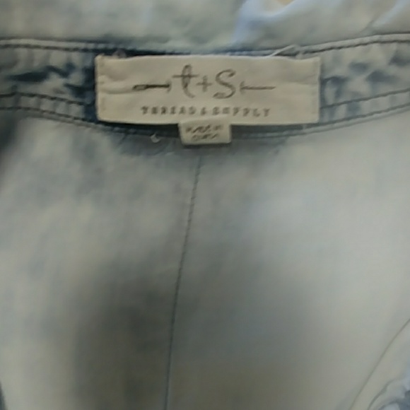 Thread & Supply Acid Wash Chambray Shirt - Picture 8 of 8